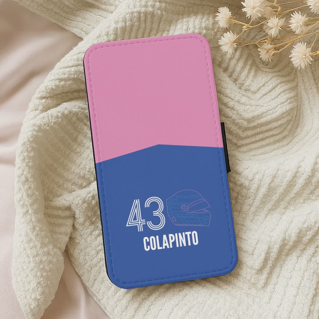 Colapinto Helmet 2026 Leather Phone Case