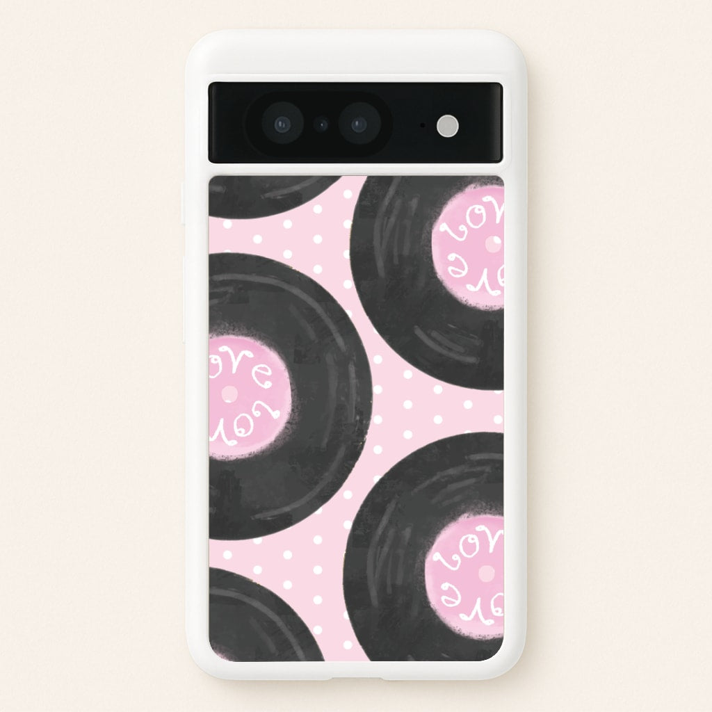 Thrifted Vinyl Polka Pattern Google Pixel 8 Case