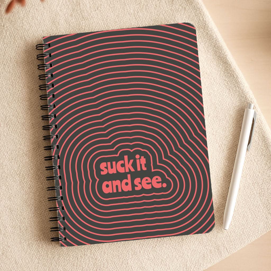 Suck It And See Psychedelic Notepad