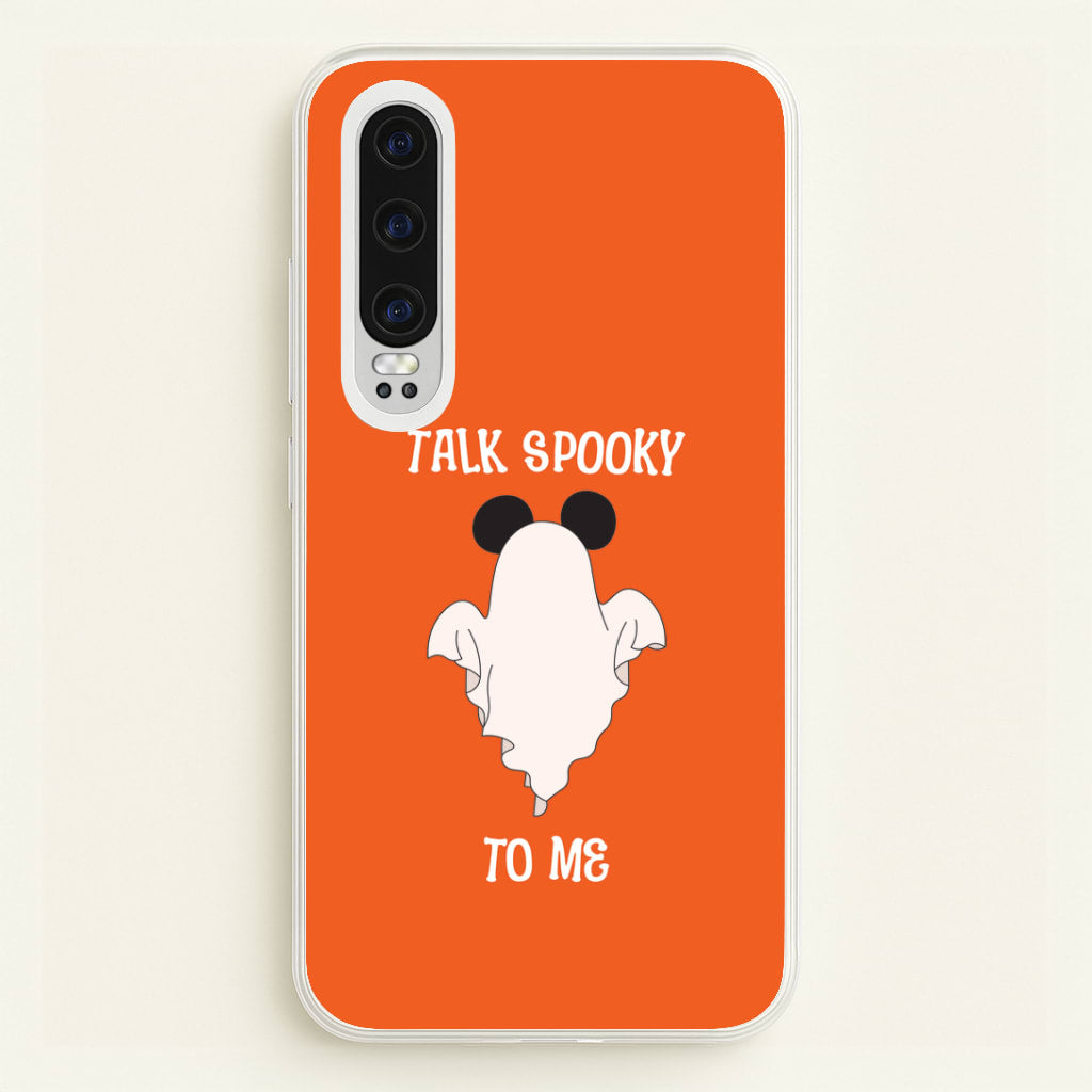 Talk Spooky To Me Mouse Ghost Huawei P30 Case