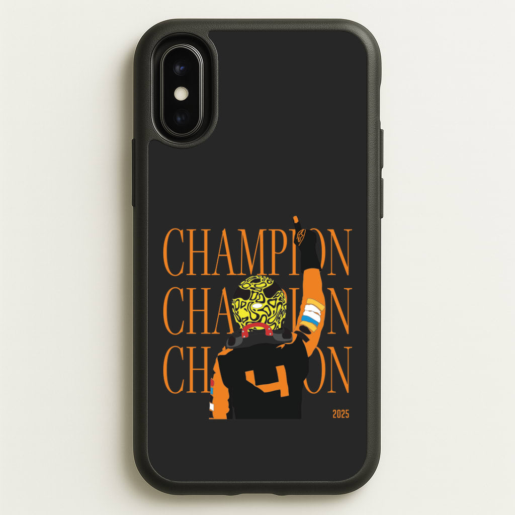 Lando Champion 2025 iPhone X / XS Case
