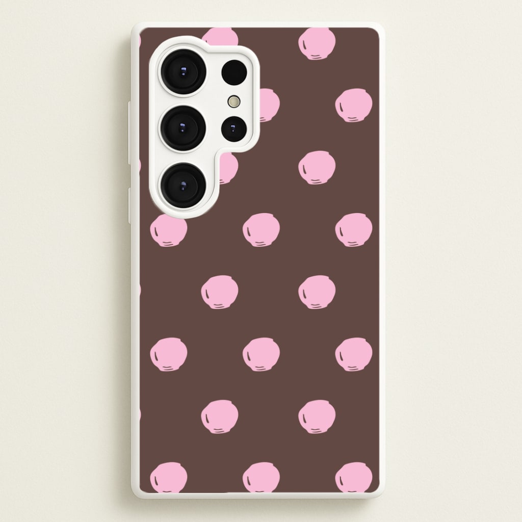Chocolate & Strawberry Buttons Galaxy S25 Ultra Case