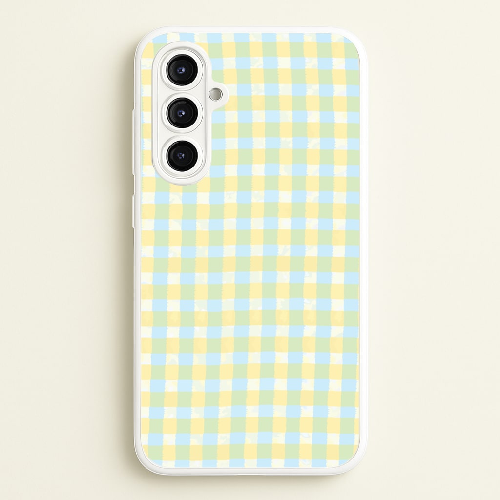 Lemonade Gingham Galaxy A16 Case