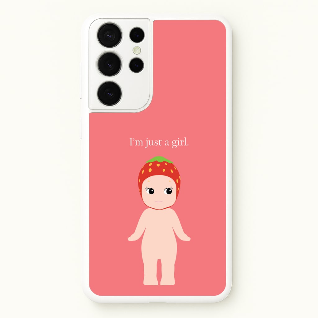 I'm Just A Girl Galaxy S21 Ultra Case