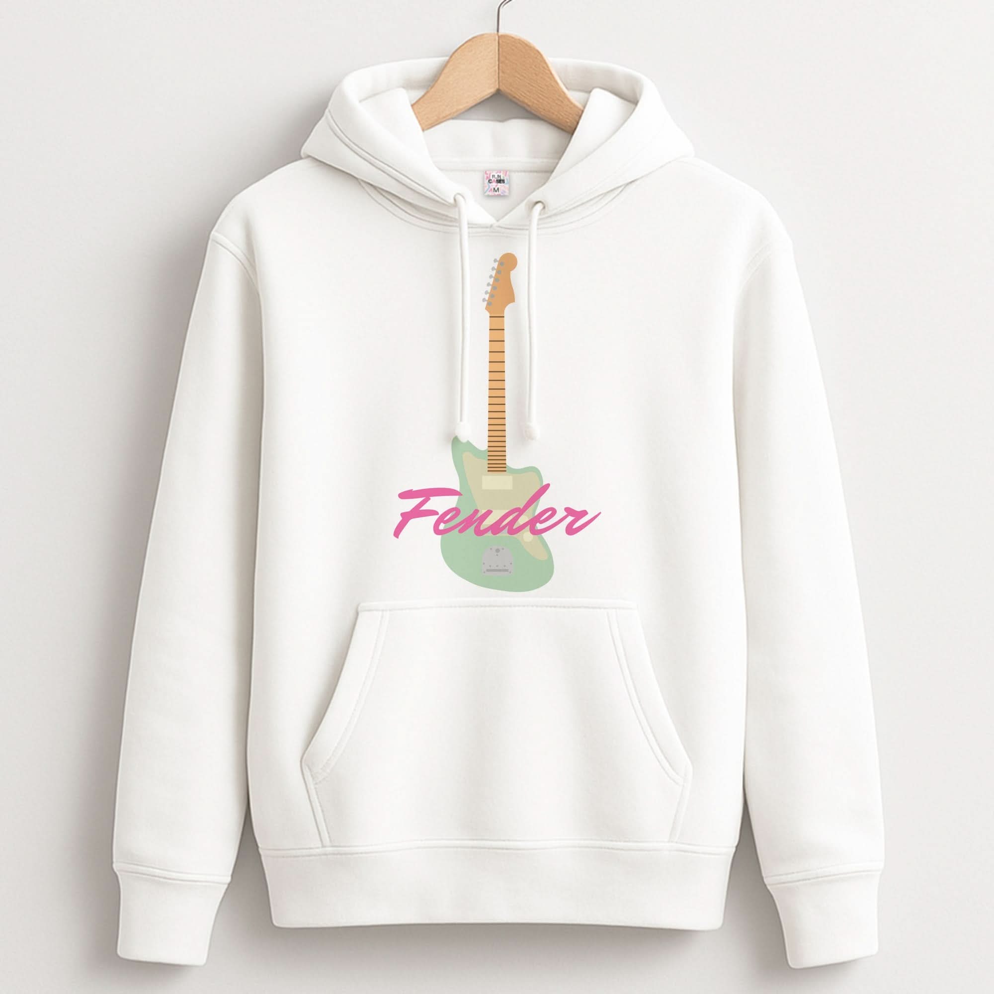 Blue Guitar Fender Unisex Hoodie