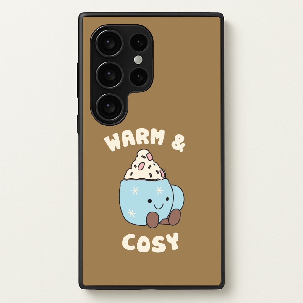 Hot Cocoa Plush Quote Galaxy S24 Ultra Case