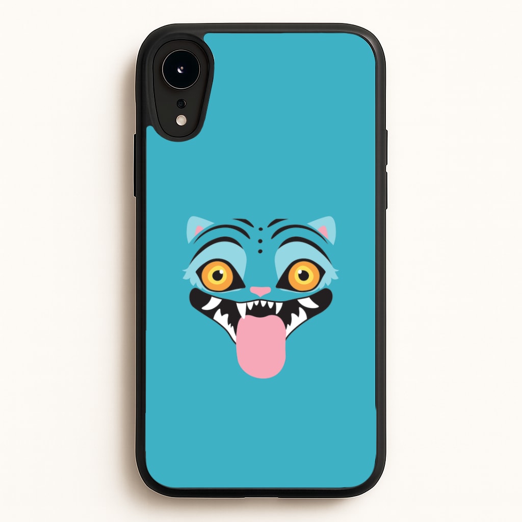 Demon Cat Face iPhone XR Case