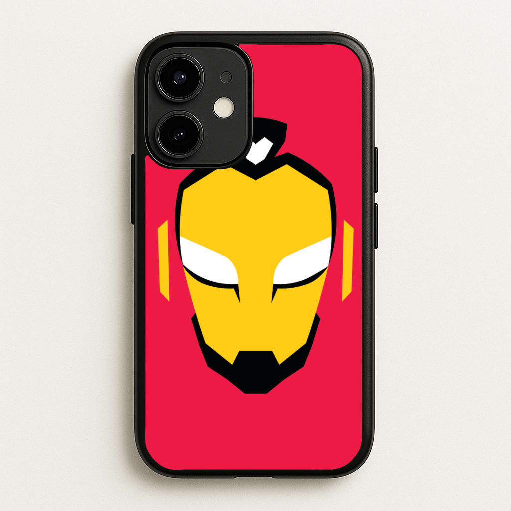 Metal Heart Hero Face iPhone 12 / 12 Pro Case