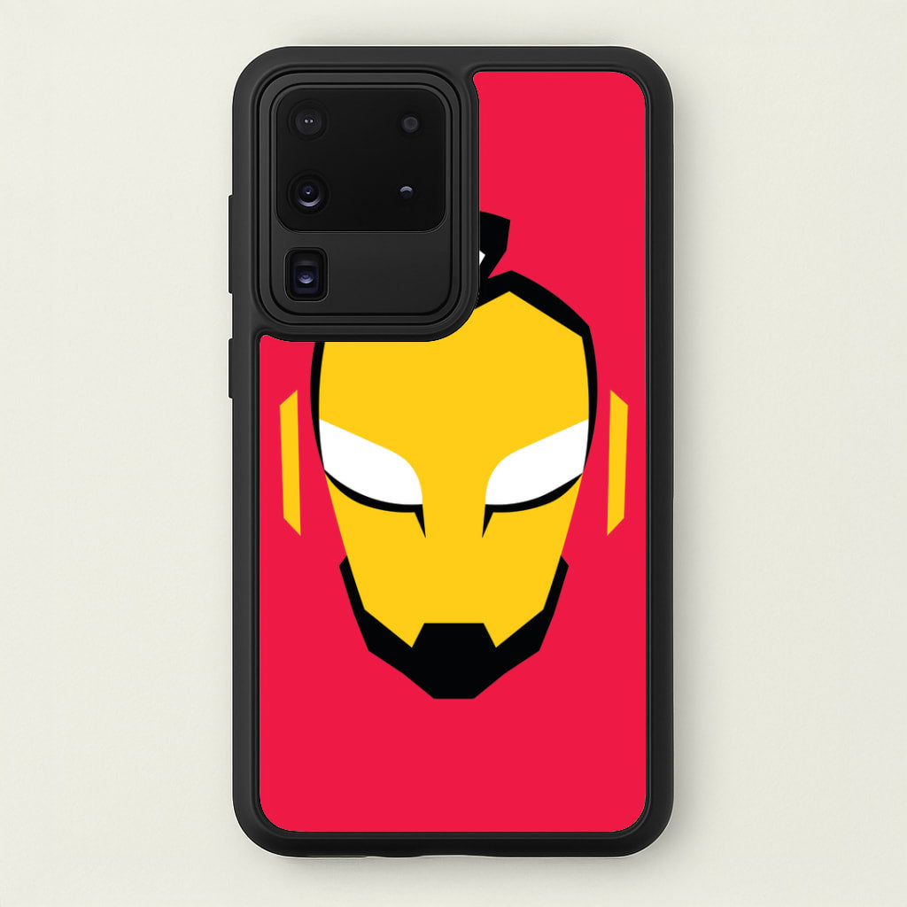 Metal Heart Hero Face Galaxy S20 Ultra Case