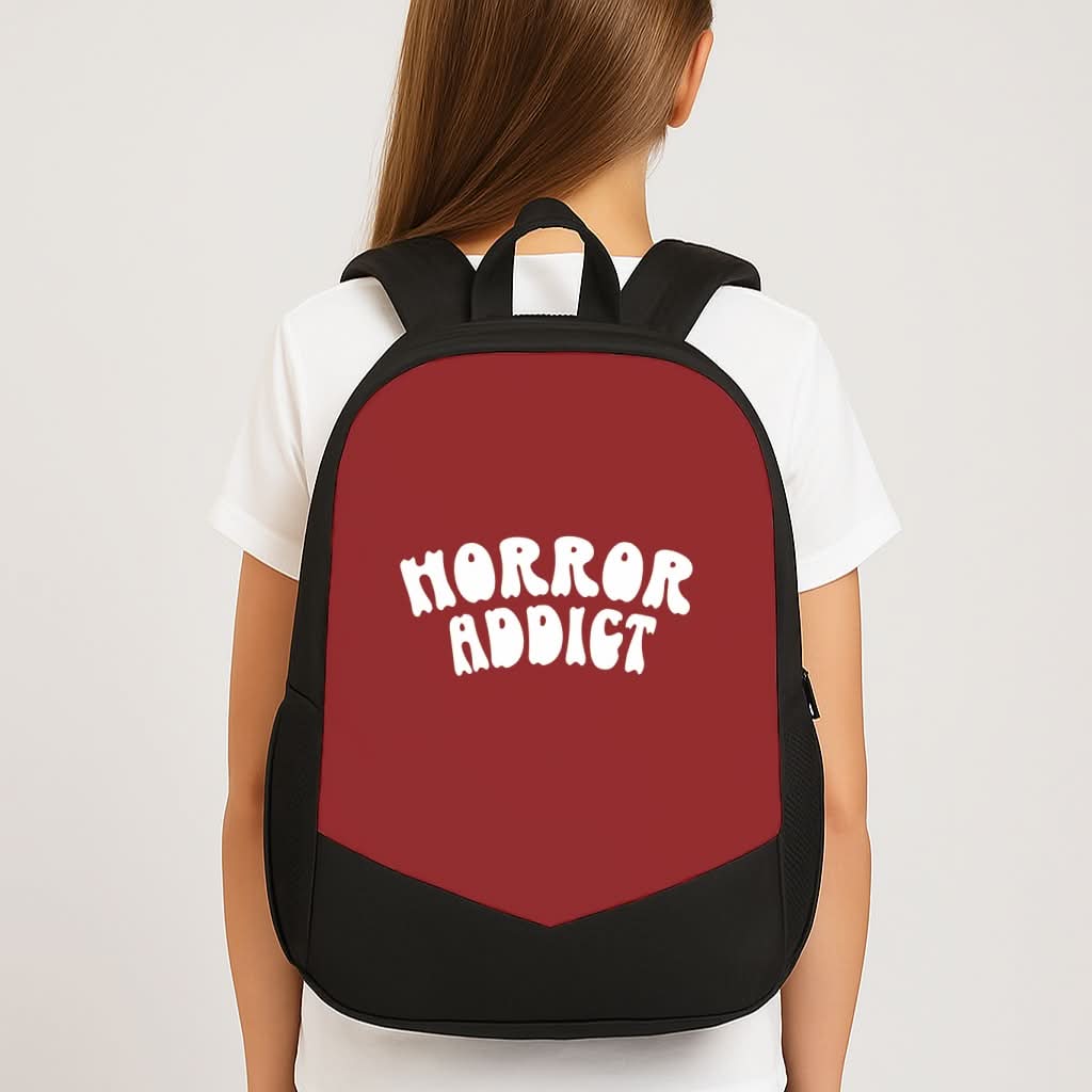 Horror Addict School Bag