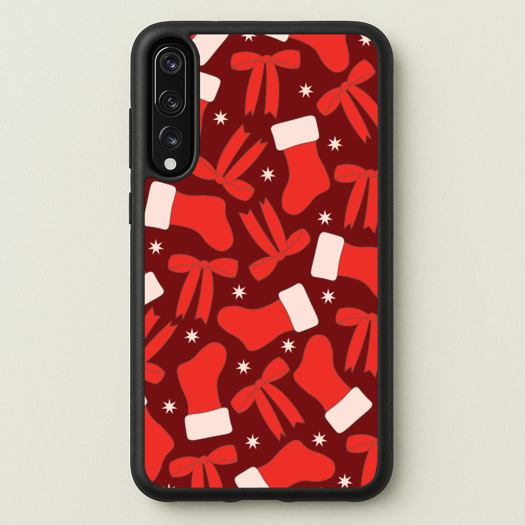 Stockings And Bows Pattern Huawei P20 Pro Case