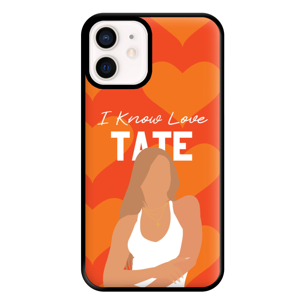 I Know Love Pattern iPhone 12 Mini Case