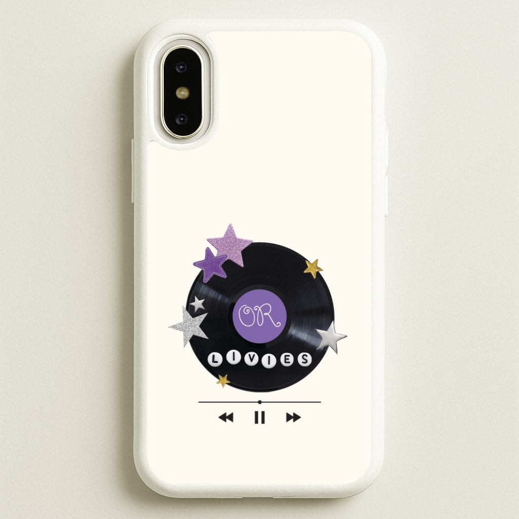 Amethyst Vinyl Scrapbook iPhone X / XS Case