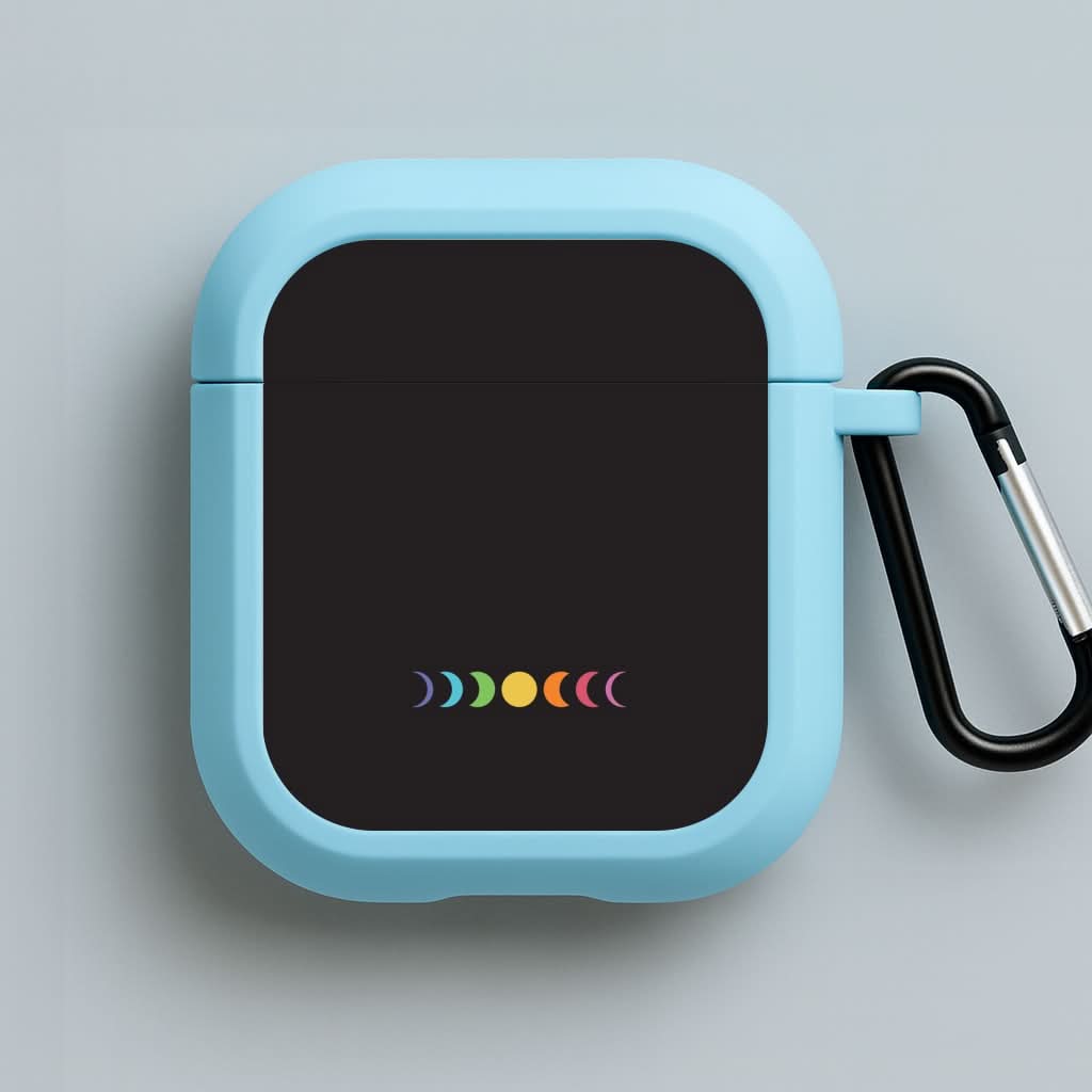 Band Moon Cycle Blue AirPods Case