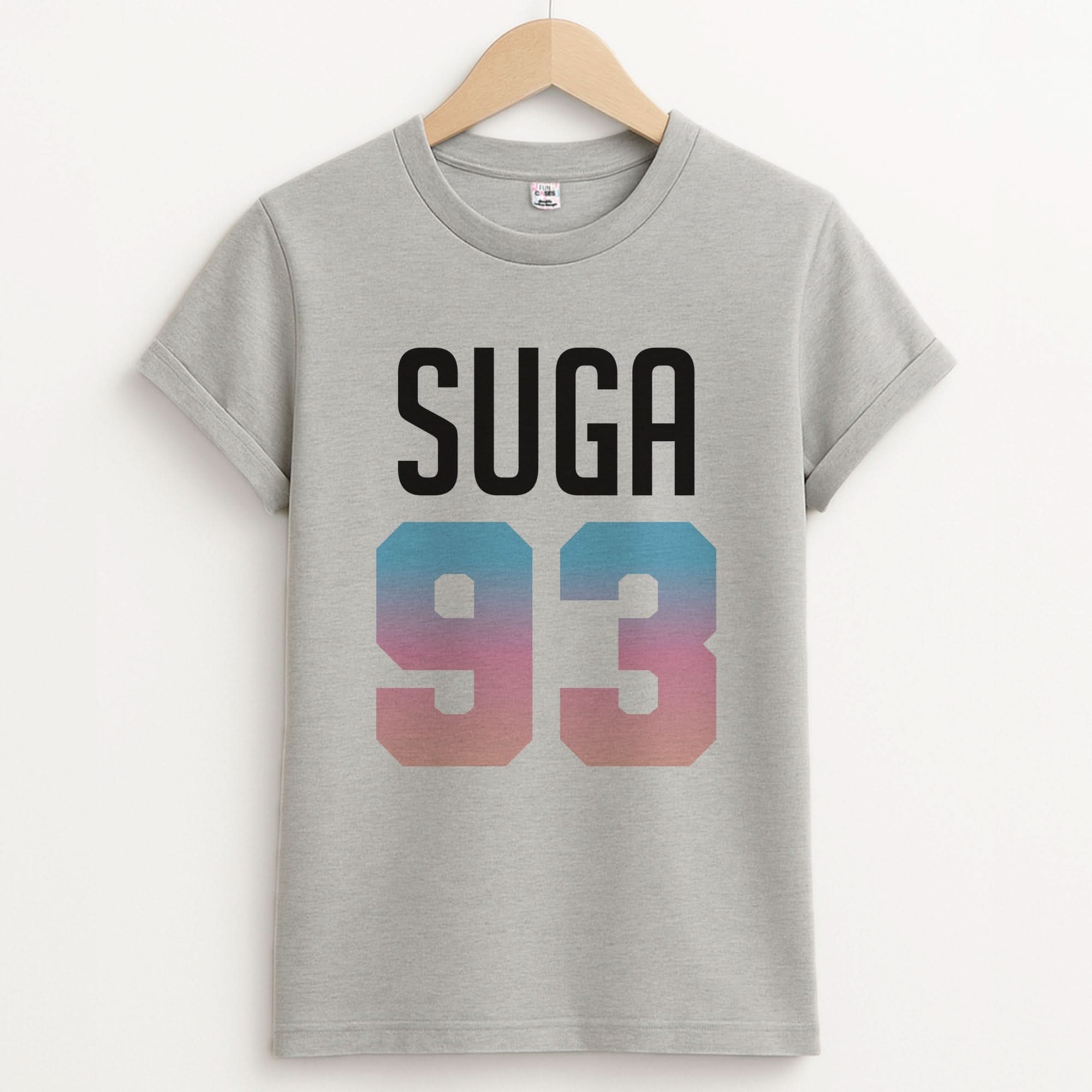 Suga 93 Unisex Grey T-Shirt