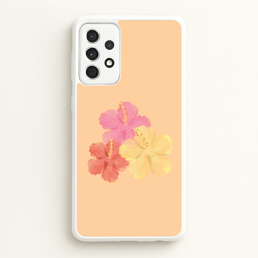 Hibiscus Sunset Galaxy A52 / A52s Case