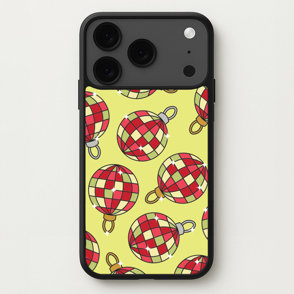 Disco Baubles Pattern iPhone 17 Pro Max Case