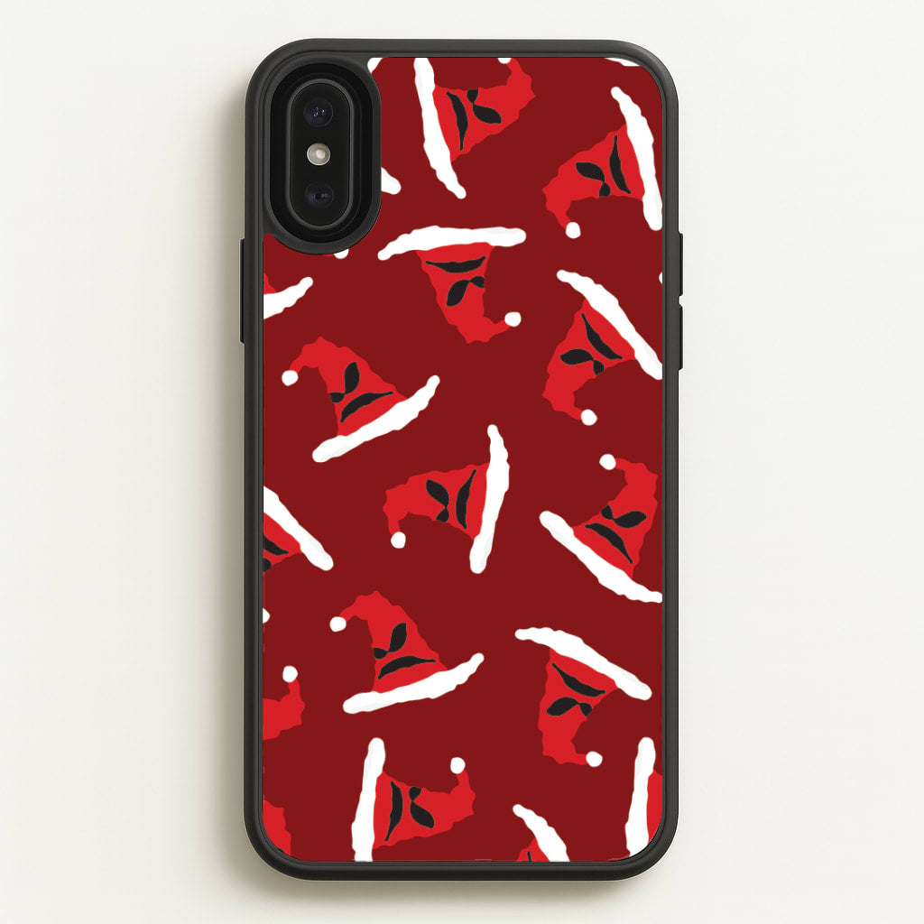 Sorting Christmas Hat Pattern iPhone XS Max Case