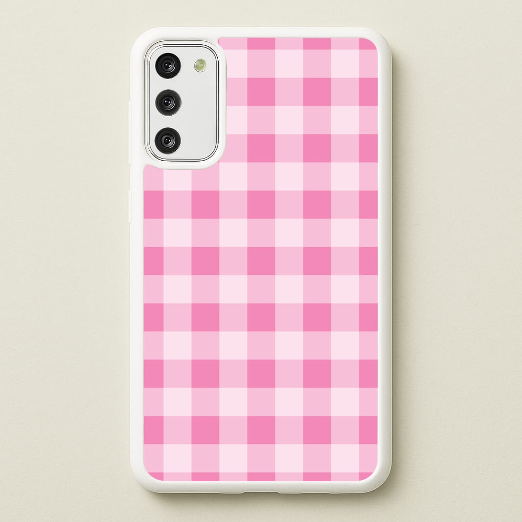 Strawberry Gingham Galaxy S20 Case