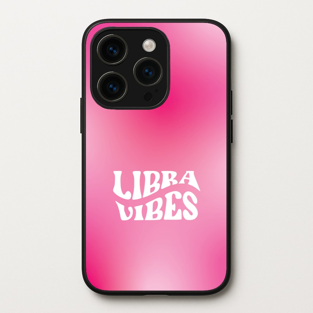 Libra Vibes Gradient Zodiac iPhone 15 Pro Case