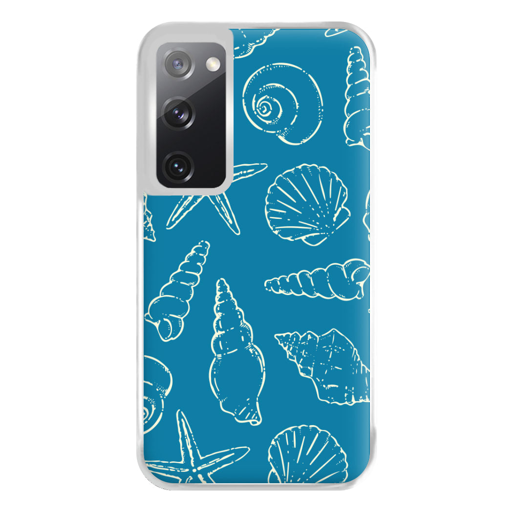 Sketched Shells Pattern Galaxy S20FE Case