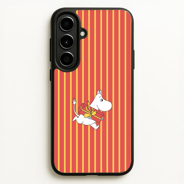 Red Present Moom Galaxy A56 Case