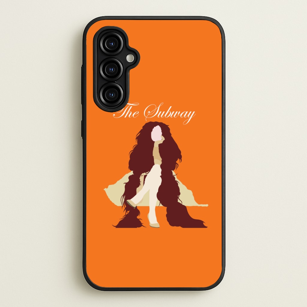 Subway Orange Galaxy A54 Case