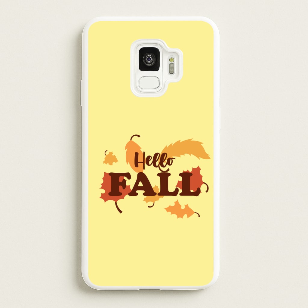 Hello Fall Galaxy S9 Case