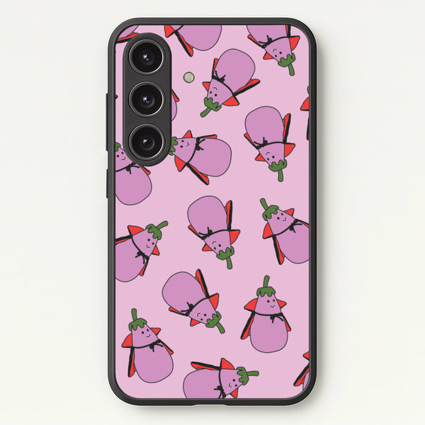 Vampire Vegetable Pattern - Halloween Galaxy S25 Case