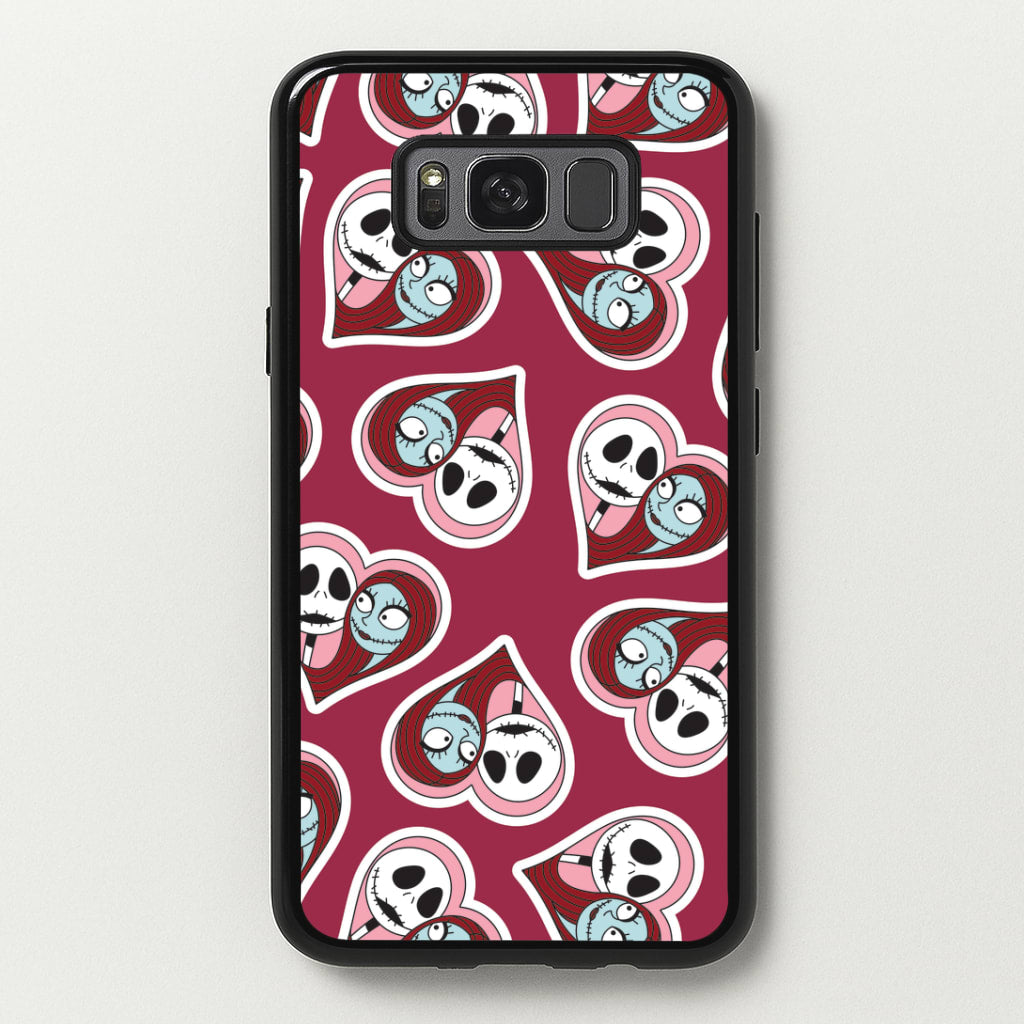 J And S Heart Pattern Galaxy S8 Plus Case