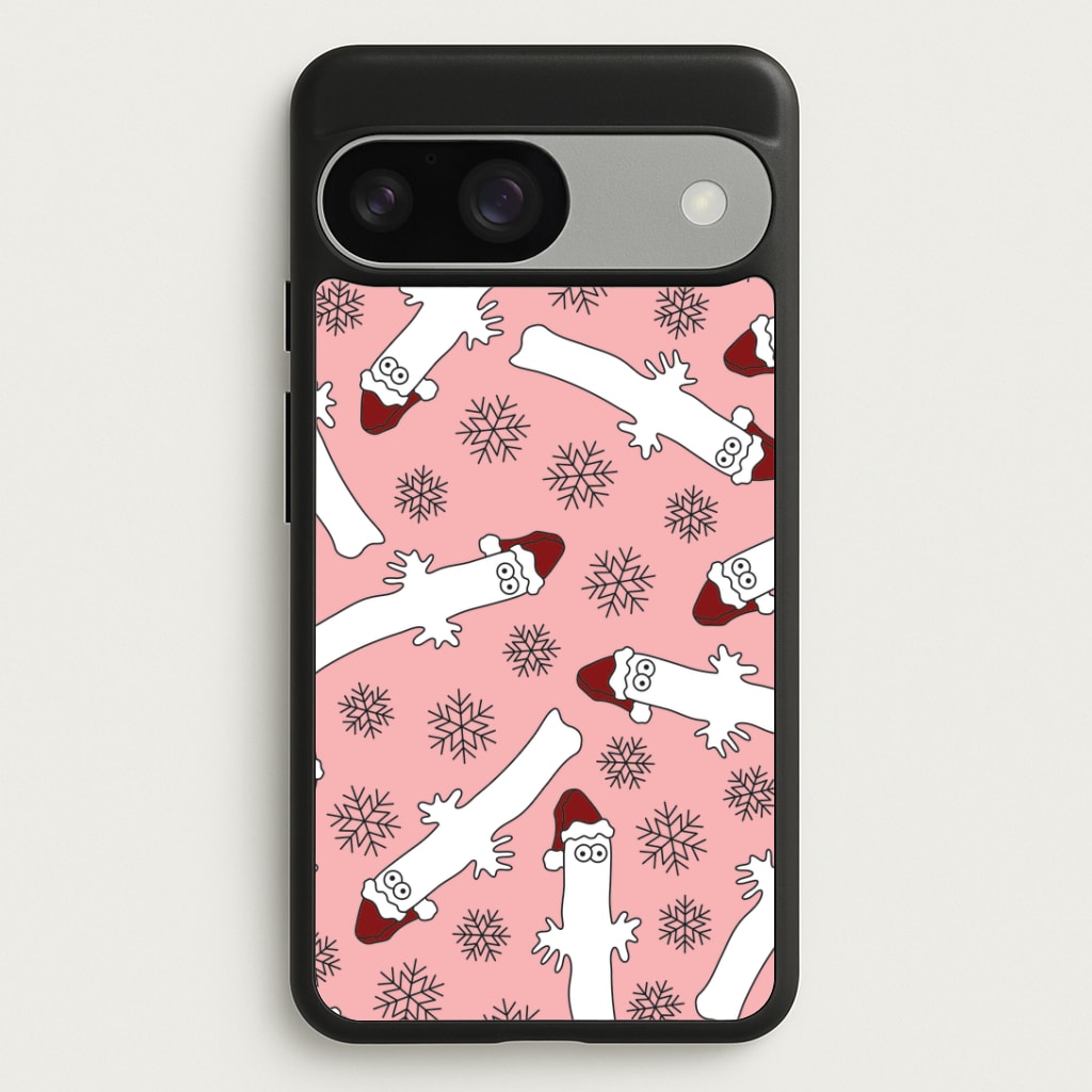Wiggly Moom Xmas Hat Pattern Google Pixel 9 / 9 Pro Case