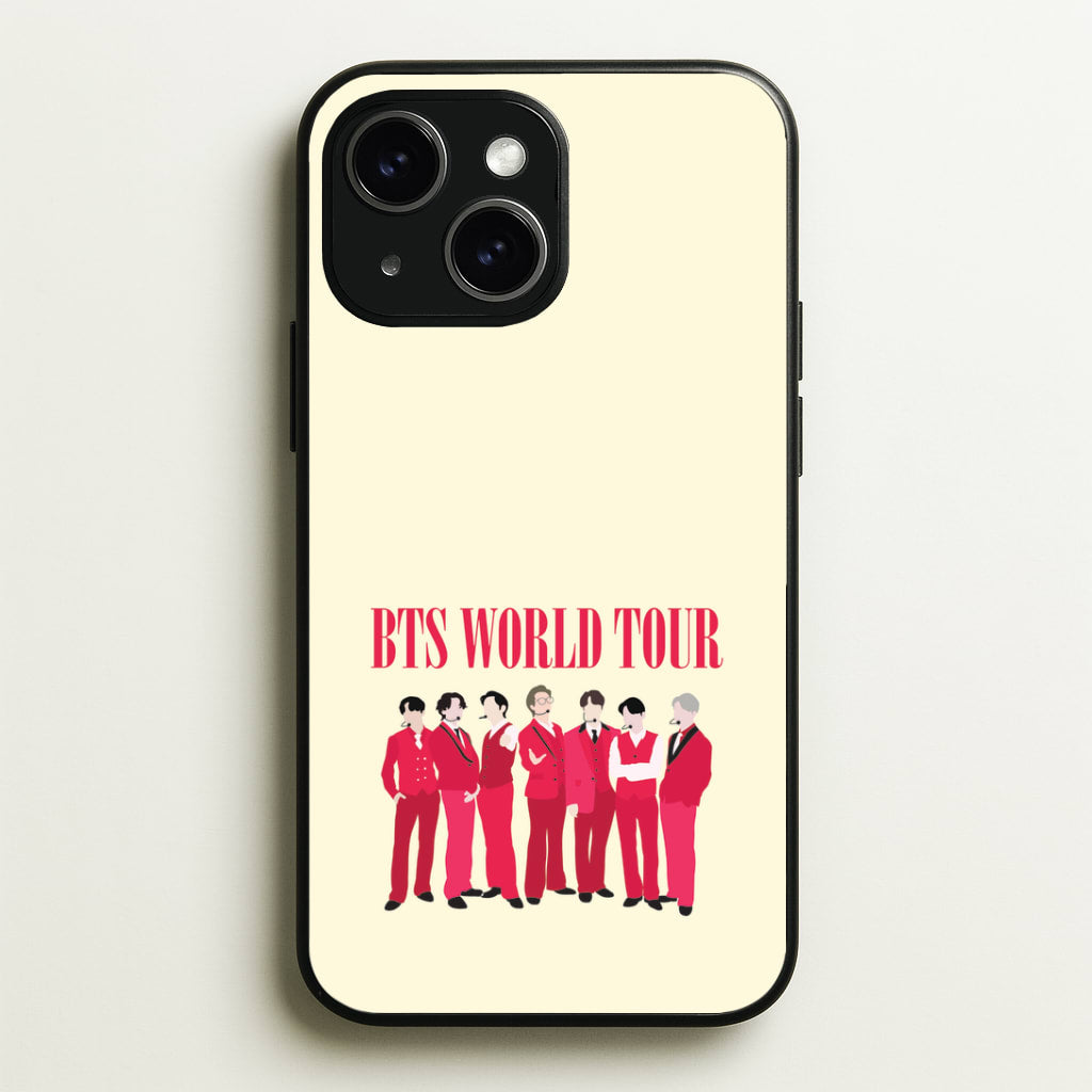 K-Pop Band World Tour 2026 iPhone 14 Case