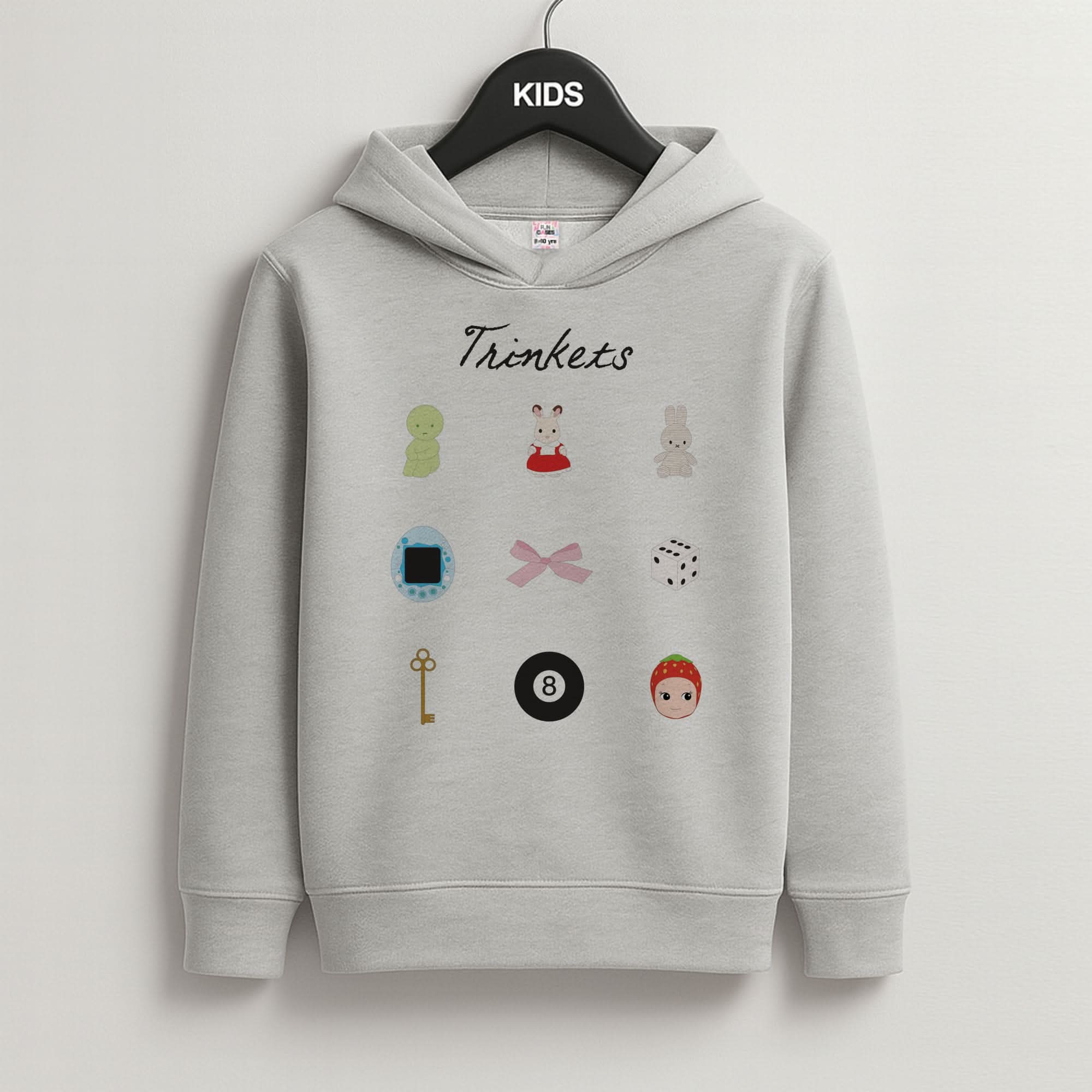 Trinkets Grey Kids Hoodie