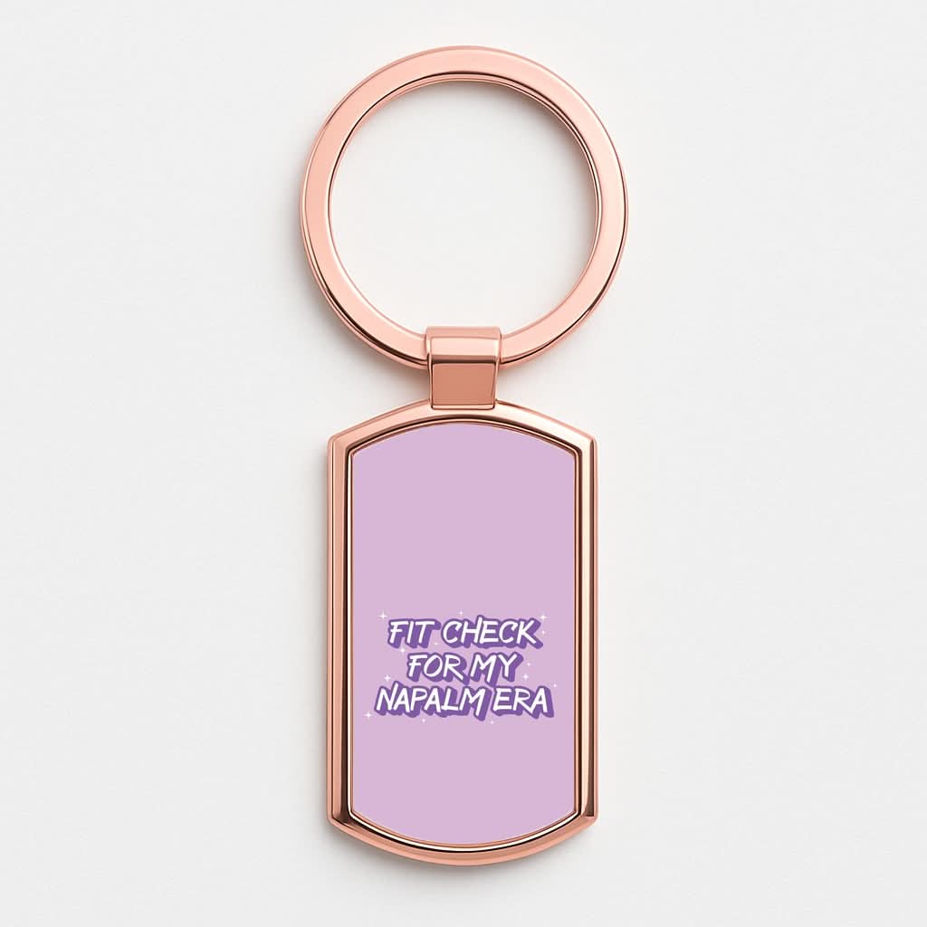 Fit Check Rose Gold Keyring