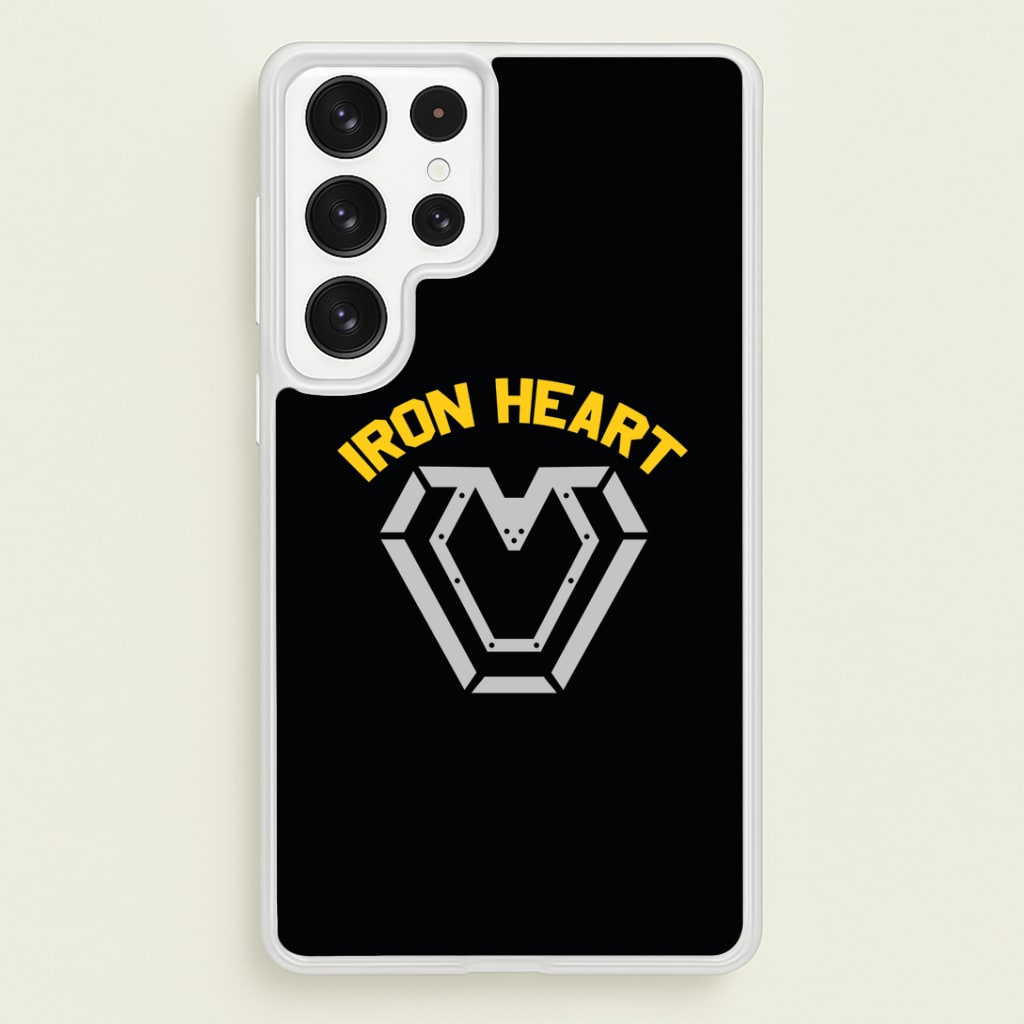 Metal Hero Heart Galaxy S22 Ultra Case