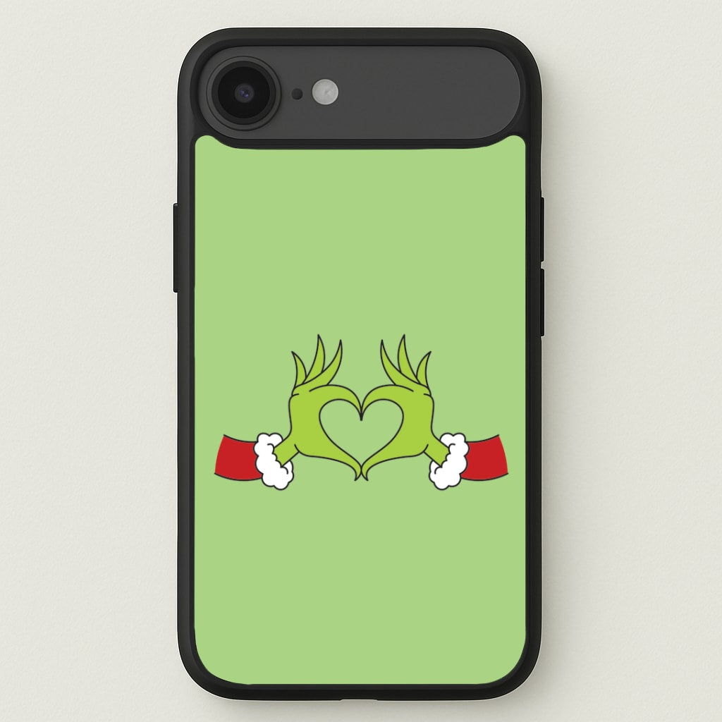 Christmas Green Heart iPhone 17 Air Case