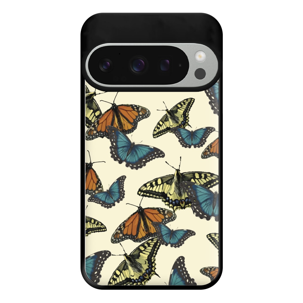 Butterfly Assortment Pattern Google Pixel 9 Pro XL Case