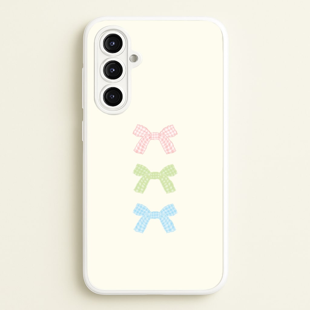 Gingham Tiered Ties Galaxy A16 Case