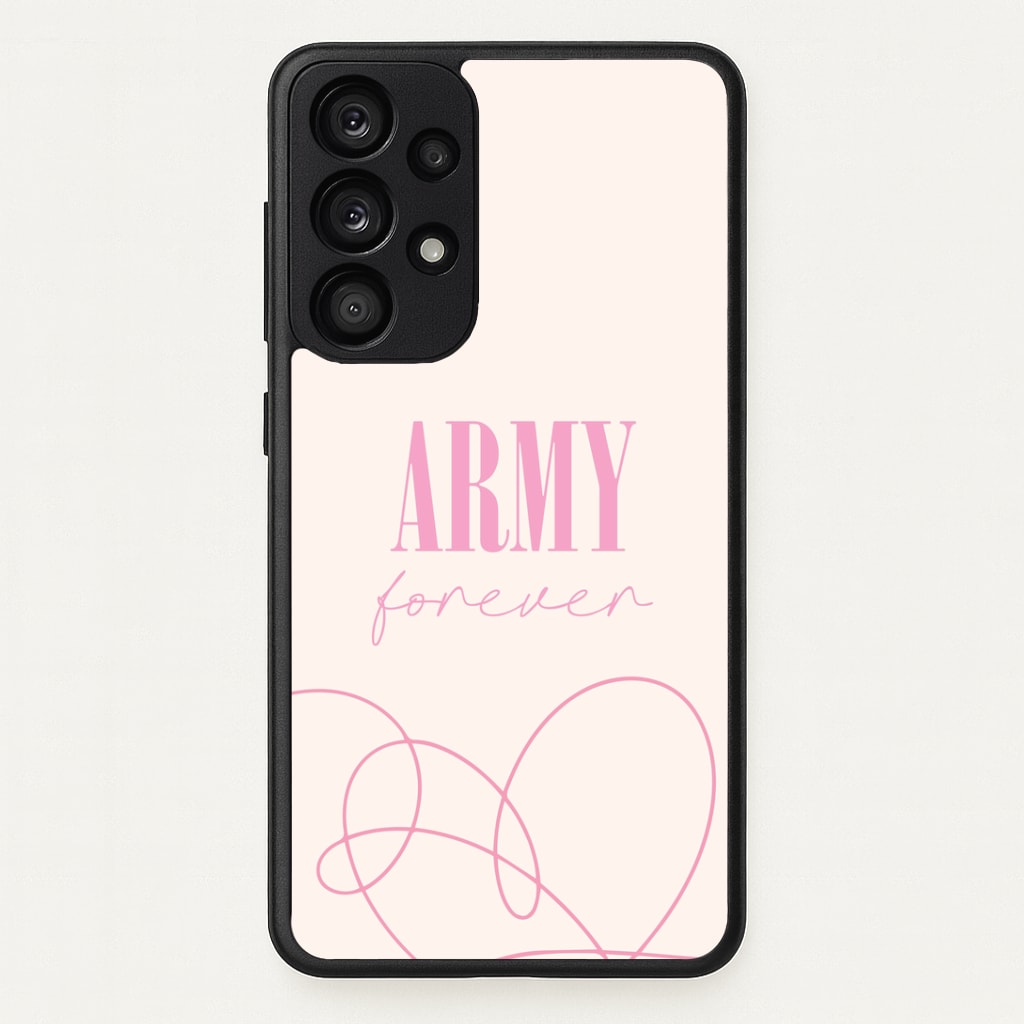Army Forever Pink Galaxy A53 Case