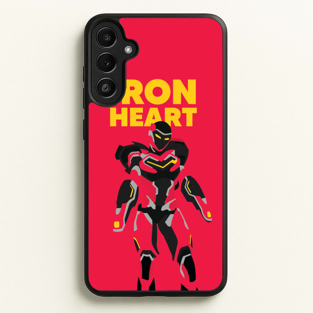 Metal Heart Hero Standing Galaxy A34 Case