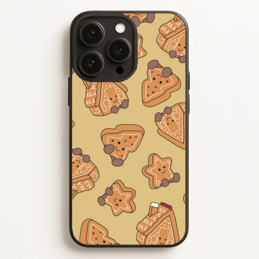 Gingerbread Plushies Pattern Phone Case for Apple iPhone, Samsung Galaxy, Huawei and Google Pixel