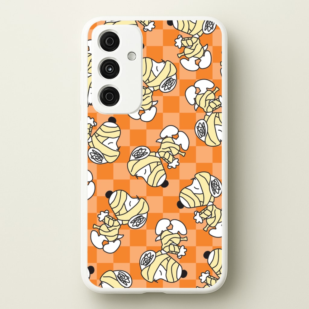 Mummy Cartoon Beagle Pattern Galaxy A55 Case
