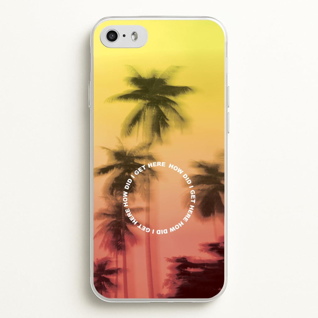 Palm Trees Circle iPhone 5 / 5s / SE 2016 Case