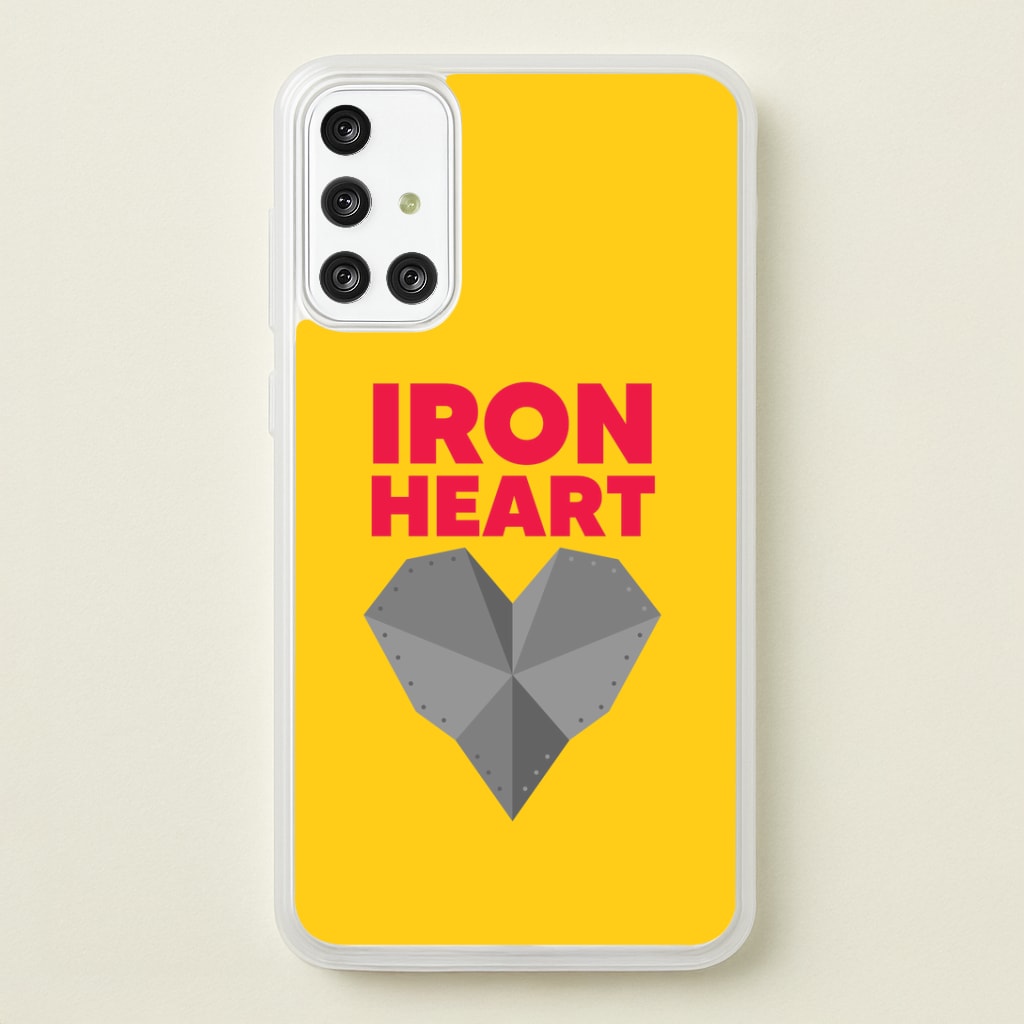 Metal Heart Galaxy A71 Case