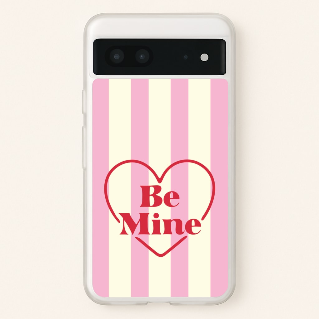 Be Mine Stripey Google Pixel 7 Case