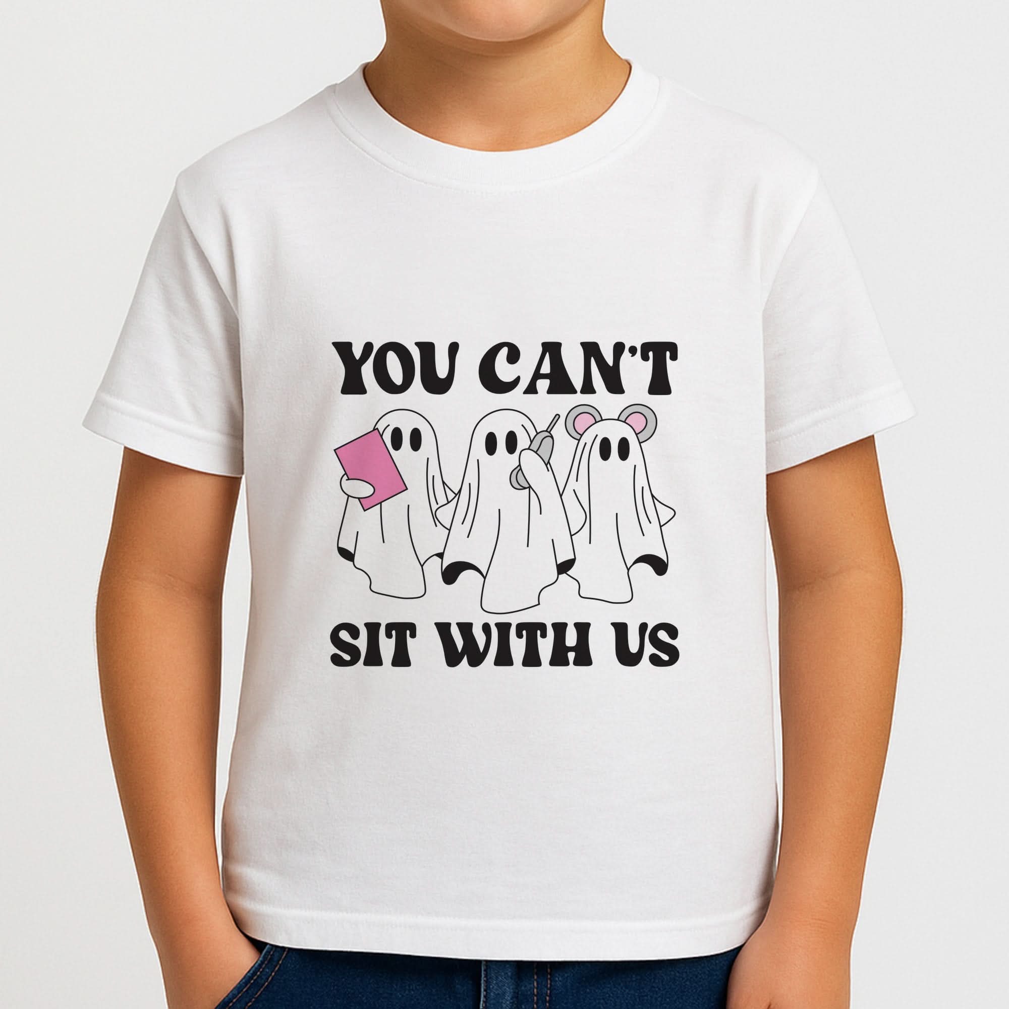 You Can't Sit With Us Ghosts Boys T-Shirt