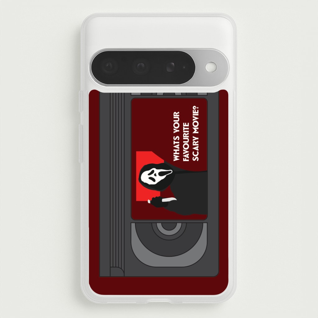 Horror Movie 7 VHS Tape Google Pixel 10 Pro XL Case