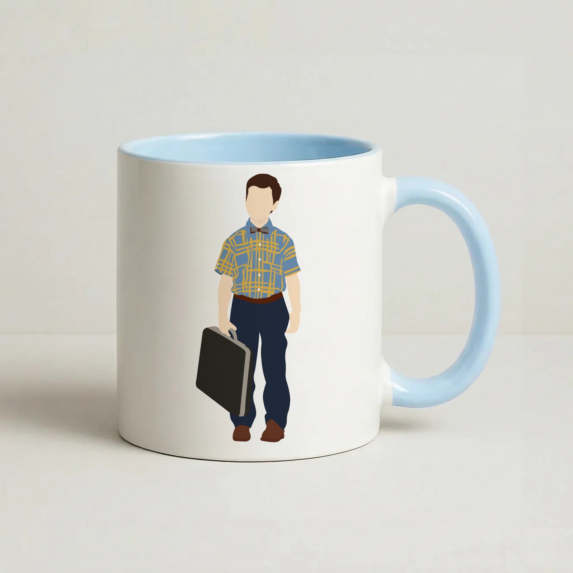 First Day - Sheldon Coffee Baby Blue Mug