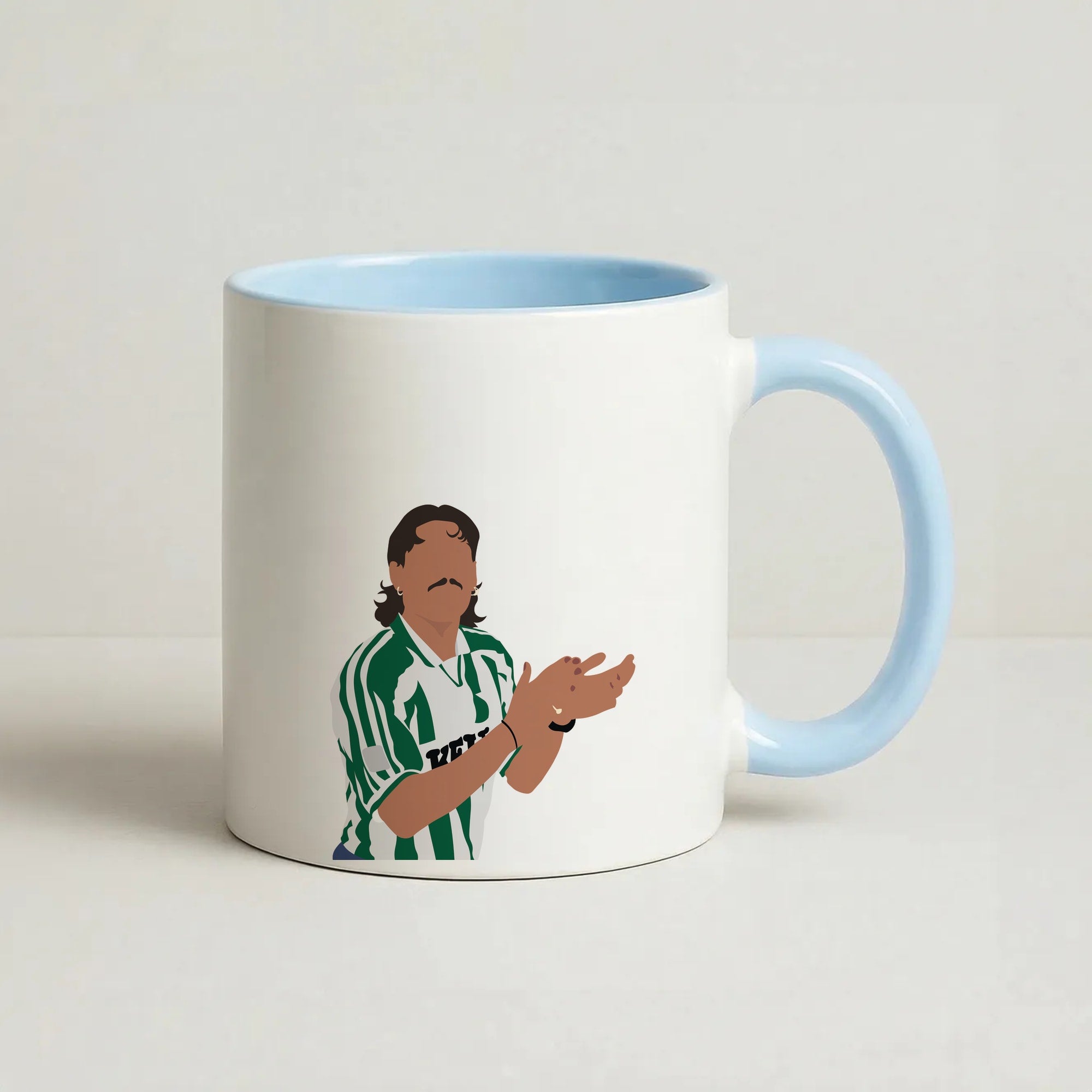 Bellerin - Football Coffee Baby Blue Mug