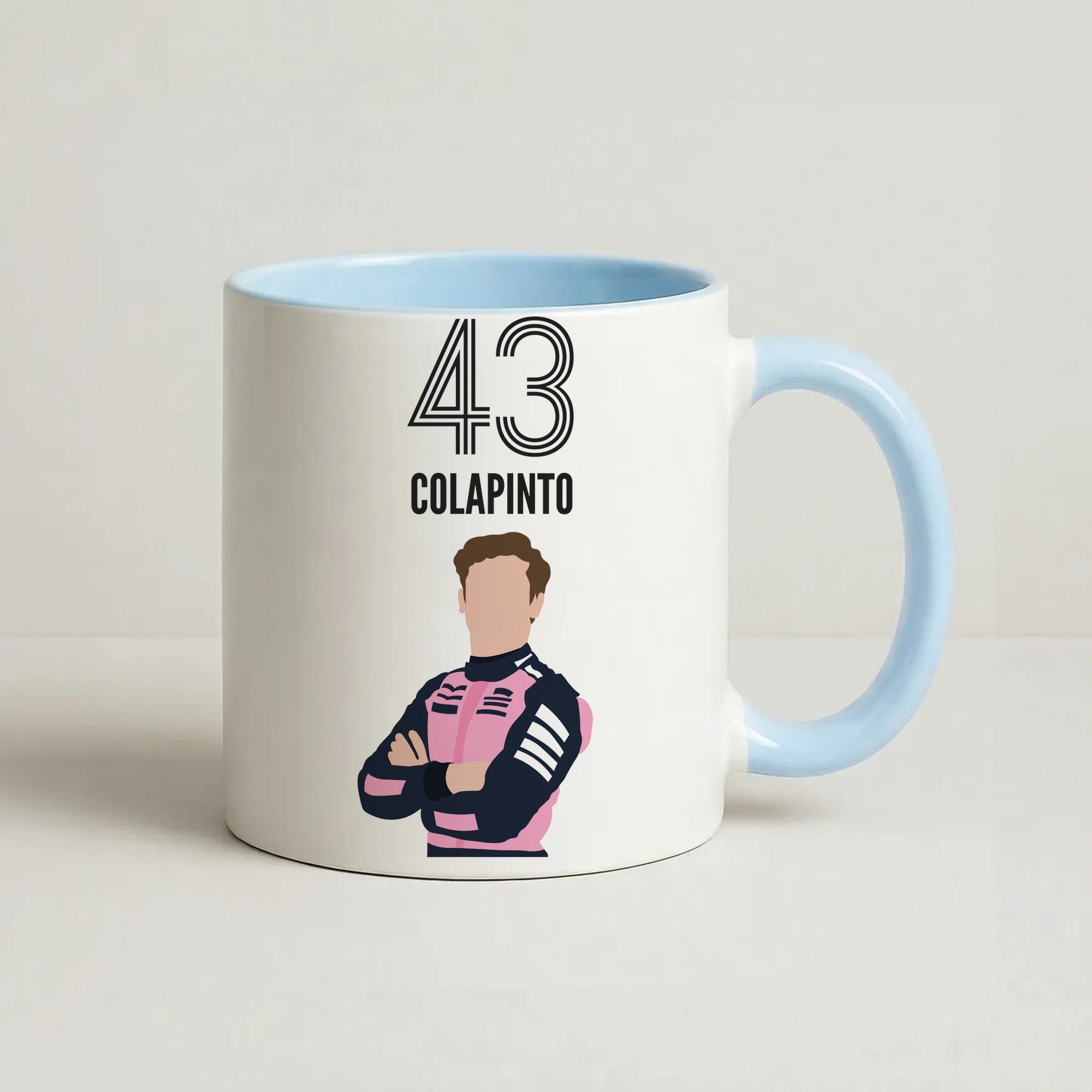 Colapinto 2026 Coffee Baby Blue Mug